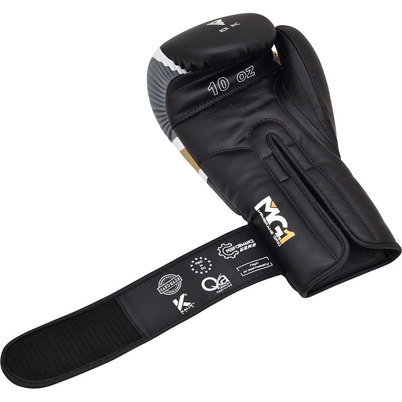 RDX GUANTES DE BOXEO EGO BK/GL - Imagen 4