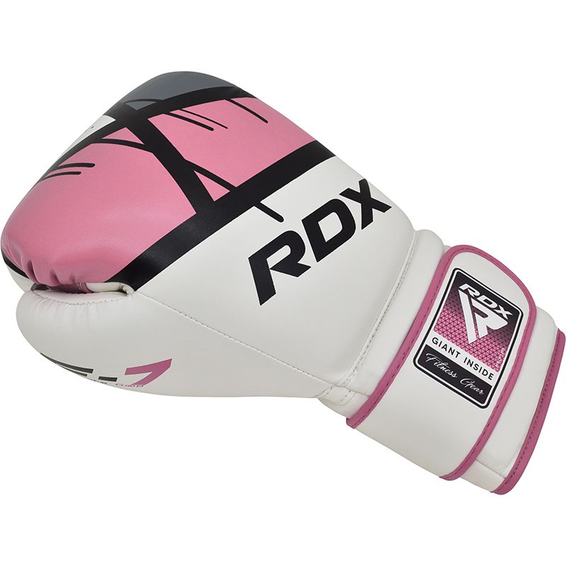 RDX GUANTES DE BOXEO F7 EGO BLANCO/ROSA - Imagen 2