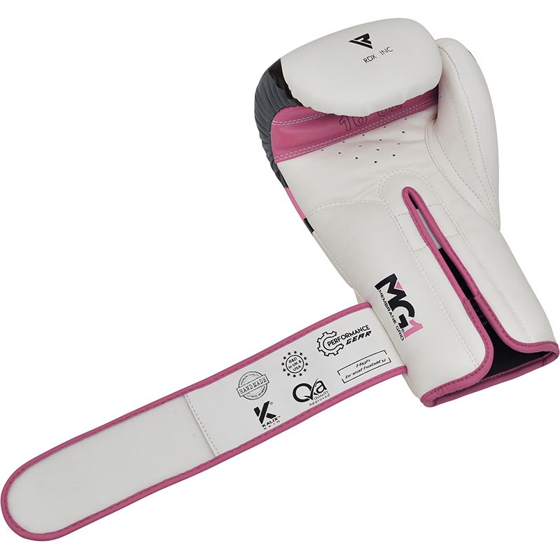 RDX GUANTES DE BOXEO F7 EGO BLANCO/ROSA - Imagen 4