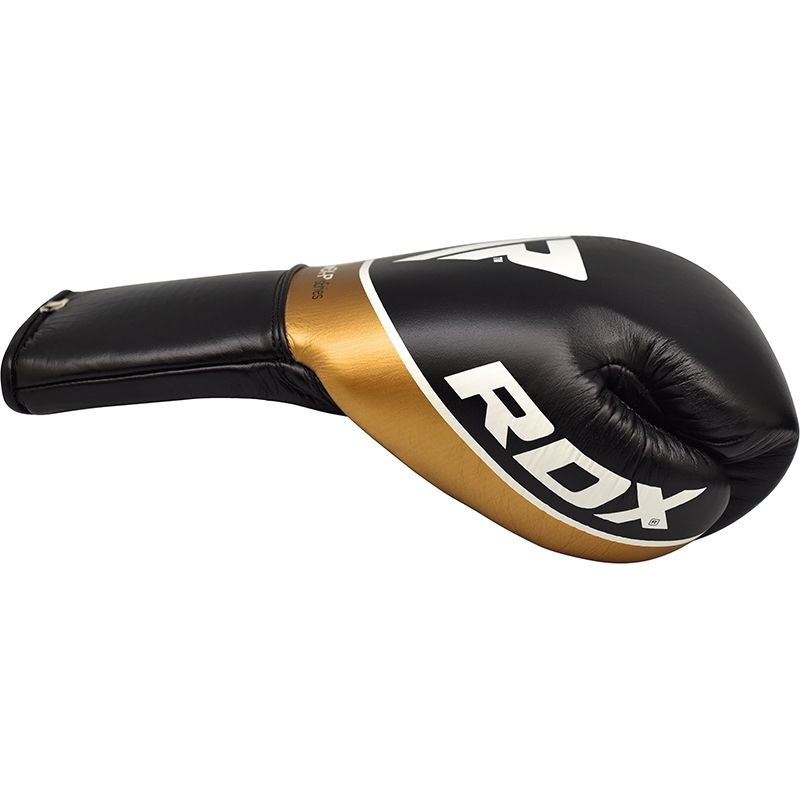 RDX GUANTES DE BOXEO C3 DE COMBATE PRO APROBADOS POR LA BBBOFC (CUERO AUTENTICO) 10 Onzas - Imagen 4
