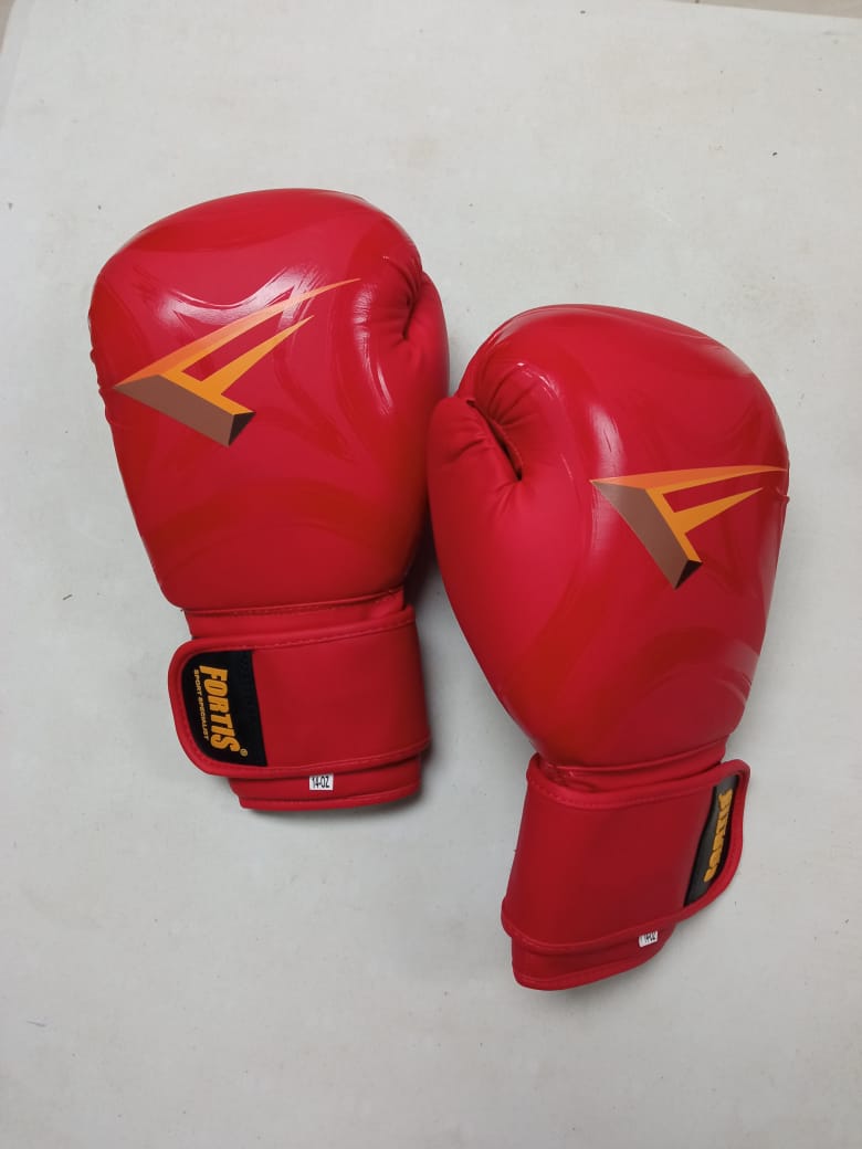 GUANTE DE BOXEO FORTIS-ROJO