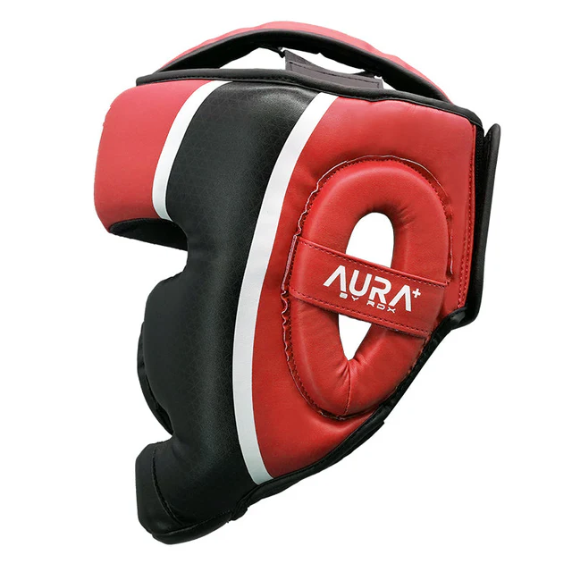 RDX Casco de boxeo Aura rojo - Imagen 3