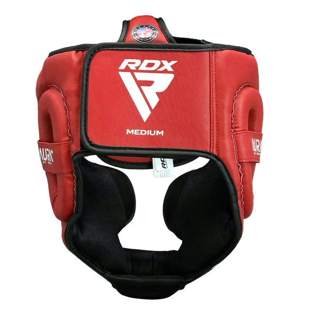 RDX Casco de boxeo Aura rojo - Imagen 4