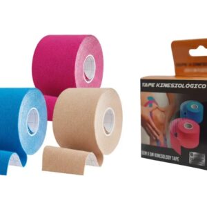 TAPE KINESIOLÓGICO PROFESIONAL- 5cmx5mts